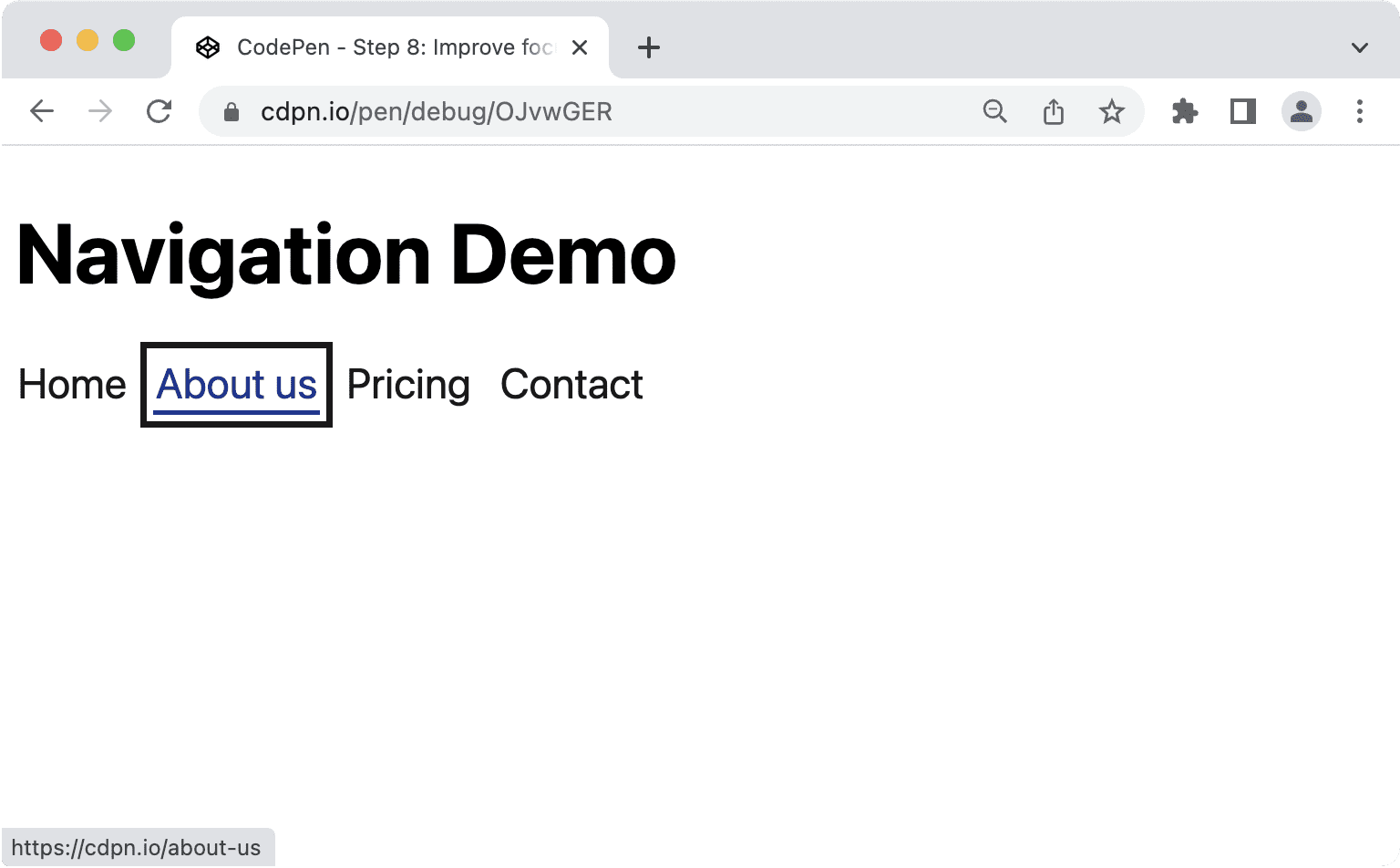 Deutlich sichtbare dunkle Umrisse mit 2 Pixeln Breite und Abstand im Inneren.